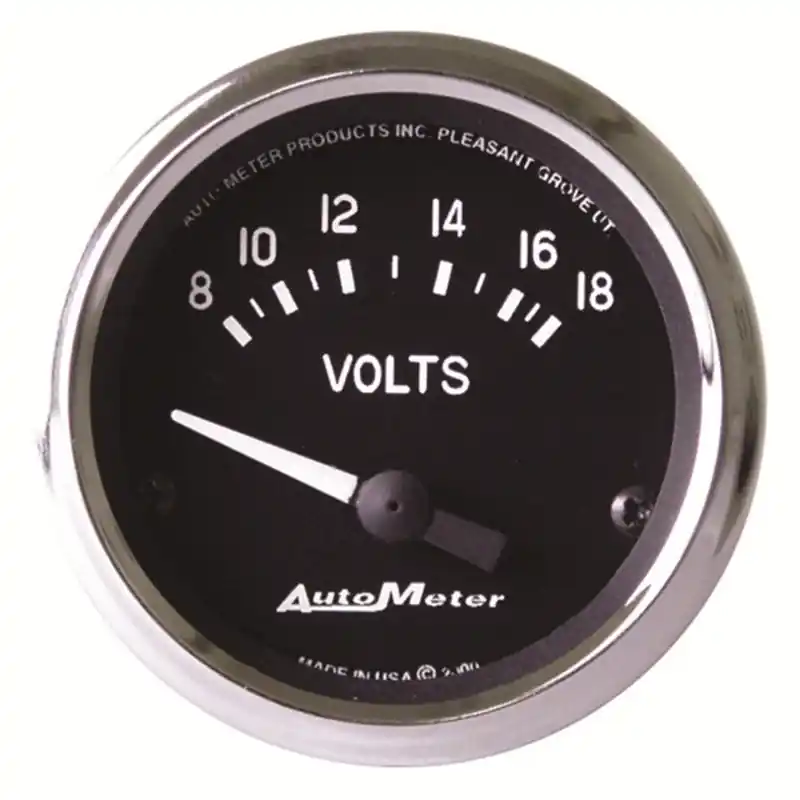 Autometer Cobra 2 1/16in 8-18 Volt Electric Voltmeter Gauge (ATM201009)