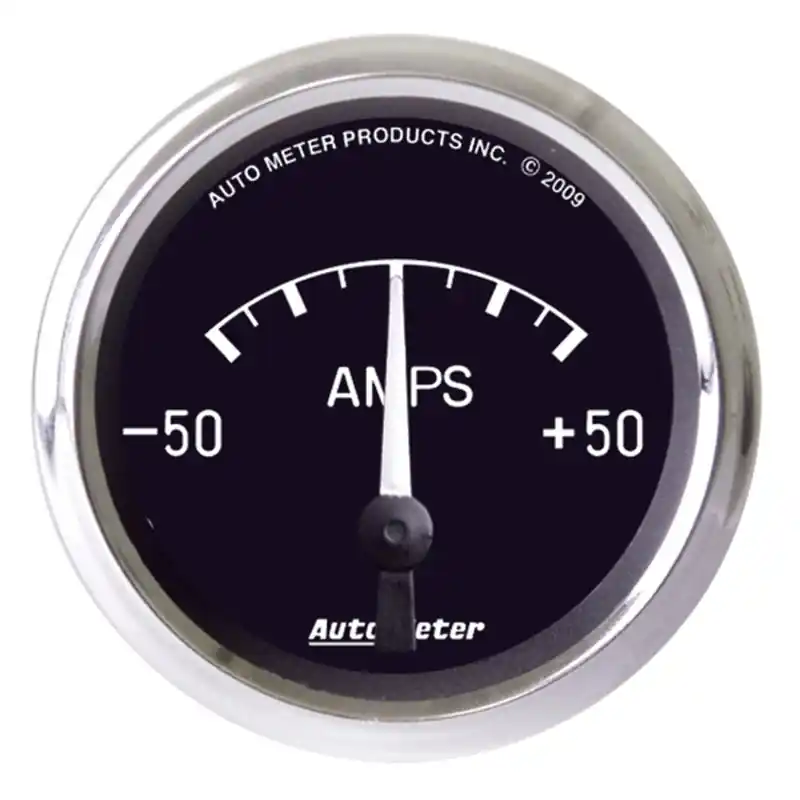 AutoMeter Gauge Ammeter 2-1/16in. 50A Electric Cobra (ATM201012)