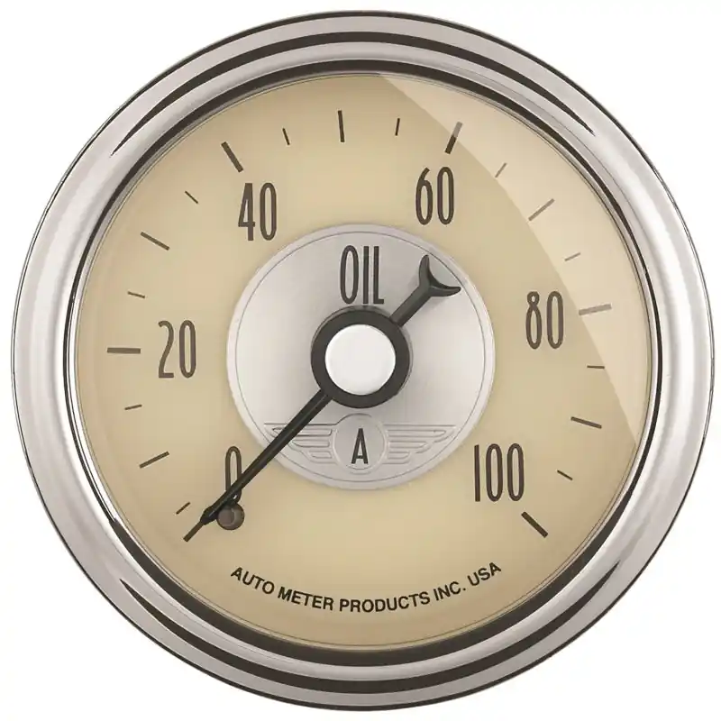 Autometer Prestige Series 52mm 0-100 PSI Mechnical Oil Pressure Gauge (ATM2021)