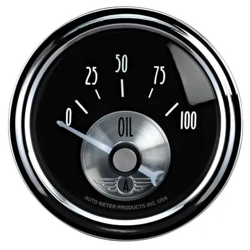 Autometer Prestige Series 52mm 0-100 PSI Short Sweep Electronic Oil Pressure Gauge (ATM2028)