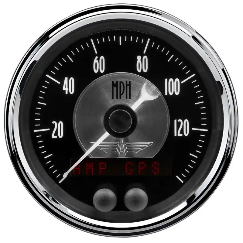 Autometer Prestige Series Black 3-3/8in Electrical 140mph (ATM2080)