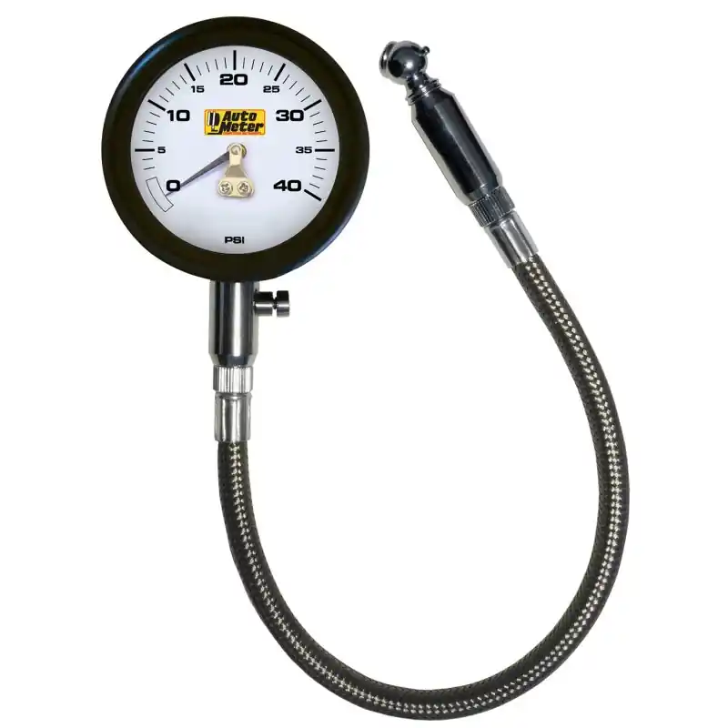 Autometer NASCAR Performance 40PSI Lo-Pressure Tire Pressure Gauge (ATM2162)