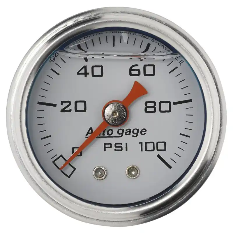 Autometer 1.5 inch Fuel Pressure Gauge 0-100 PSI (ATM2177)