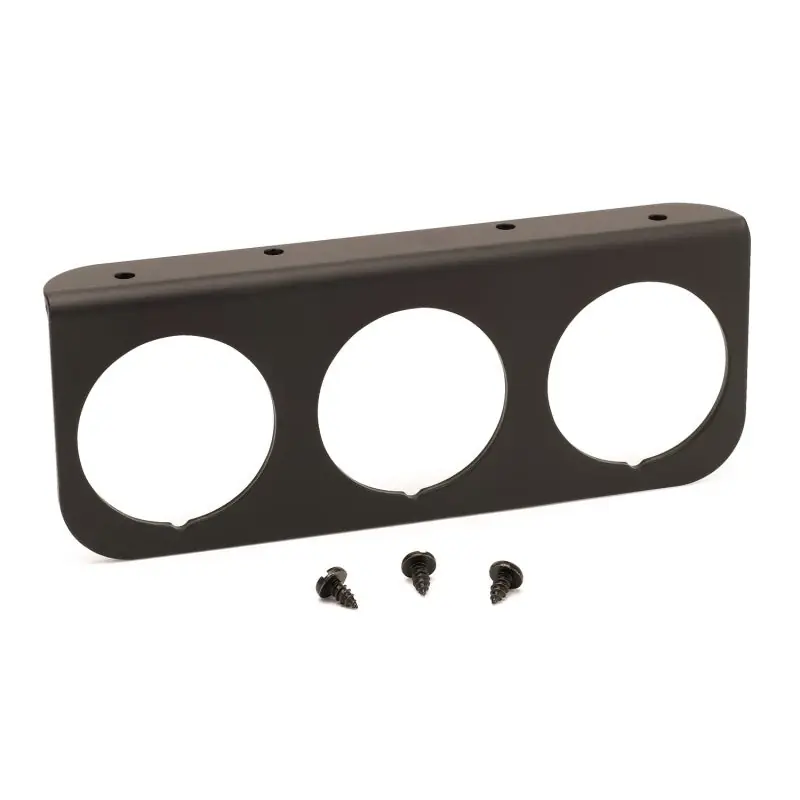 Autometer 2-1/16in Black 3-Hole Gauge Panel (ATM2238)