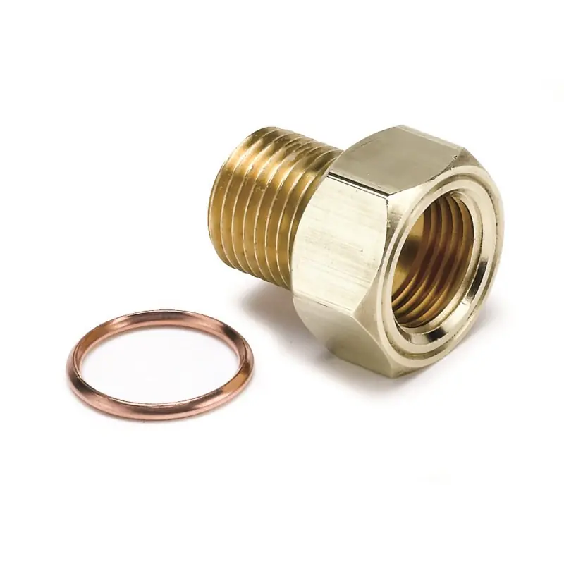 Autometer Mechanical Temperature Adapter - 5/8in-18 UNF to M16x1.5 (ATM2275)