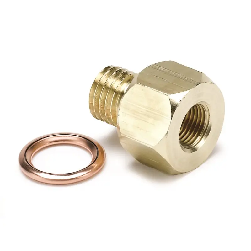Autometer Metric Electric Temperature or Pressure Adapter - 1/8in NPT to M12x1.5 (ATM2277)