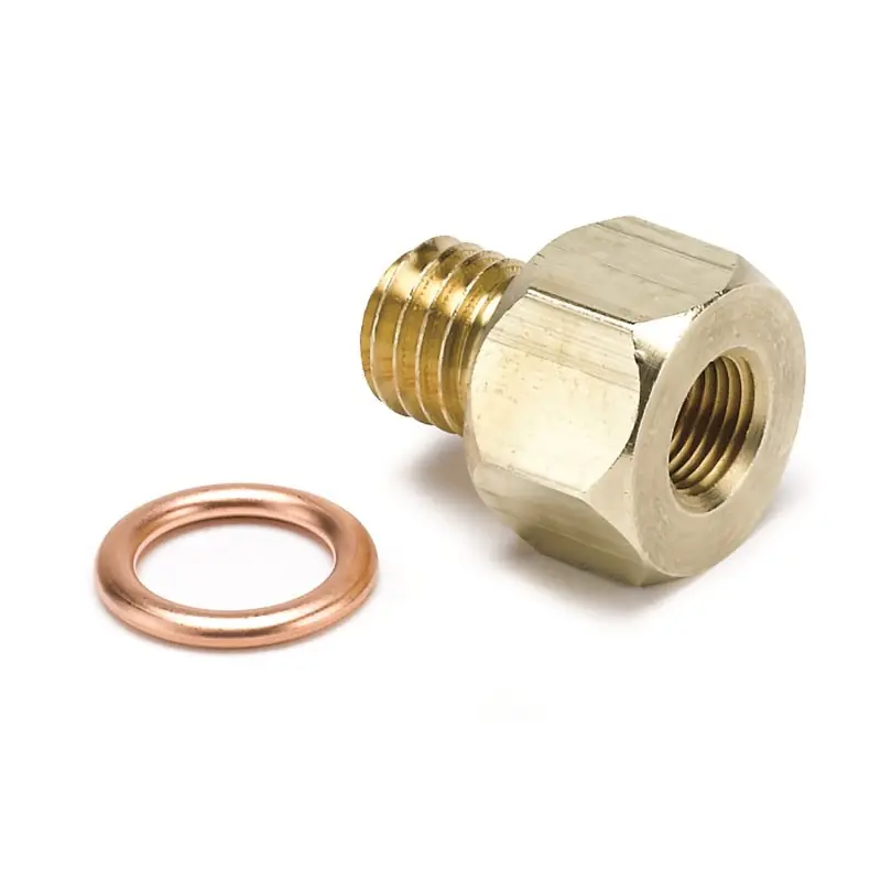 Autometer Metric Electric Temperature or Pressure Adapter - 1/8in NPT to M12x1.75 (ATM2278)