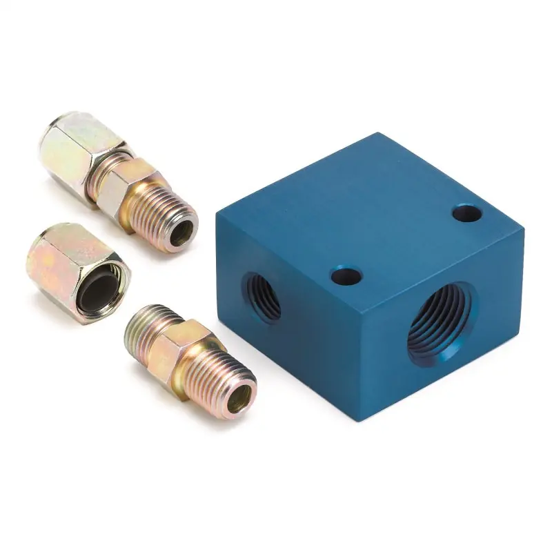 Autometer Temperature Manifofld Adaptor for 3/8 O.D. Tubing (ATM2286)