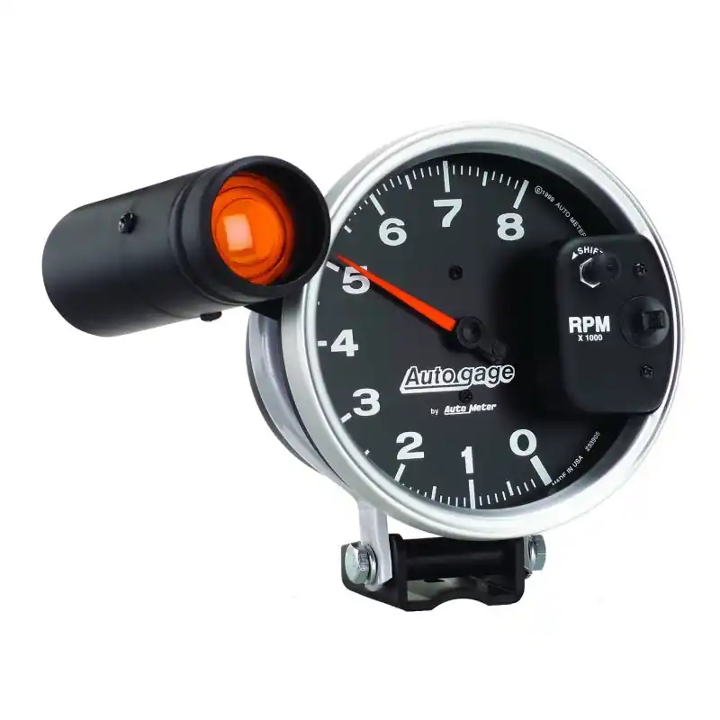 Autometer 5 inch 8000 RPM Monster Shift Lite Pedestal Tachometer (ATM233905)