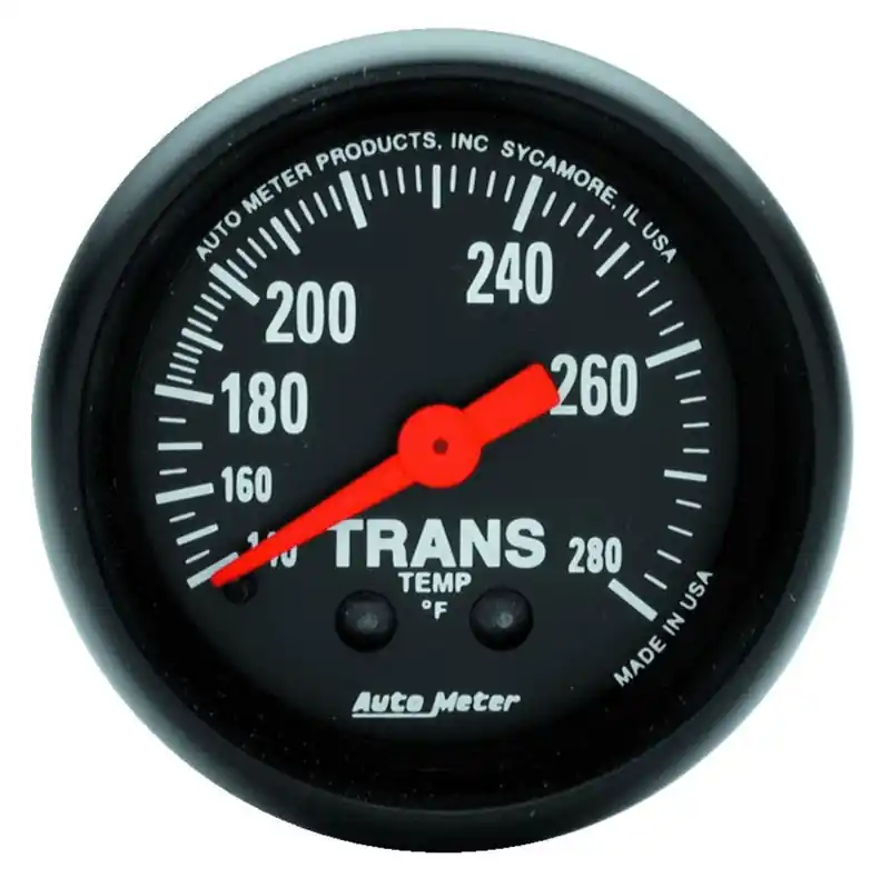 Autometer Z Series 52mm 140-280 Degrees F Mechanical Transimission Temperature Gauge (ATM2615)
