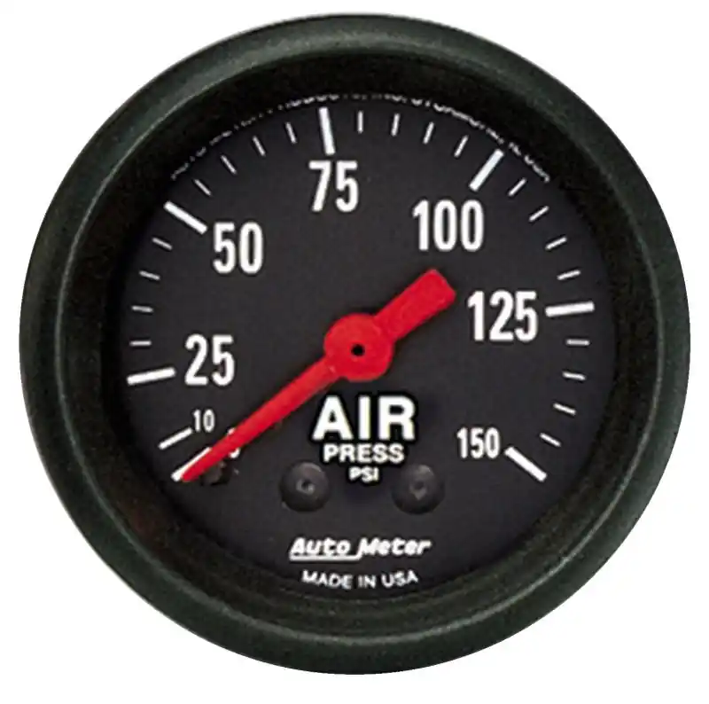 Autometer Z Series 52mm 0-150 PSI Mechanical Air Pressure Gauge (ATM2620)