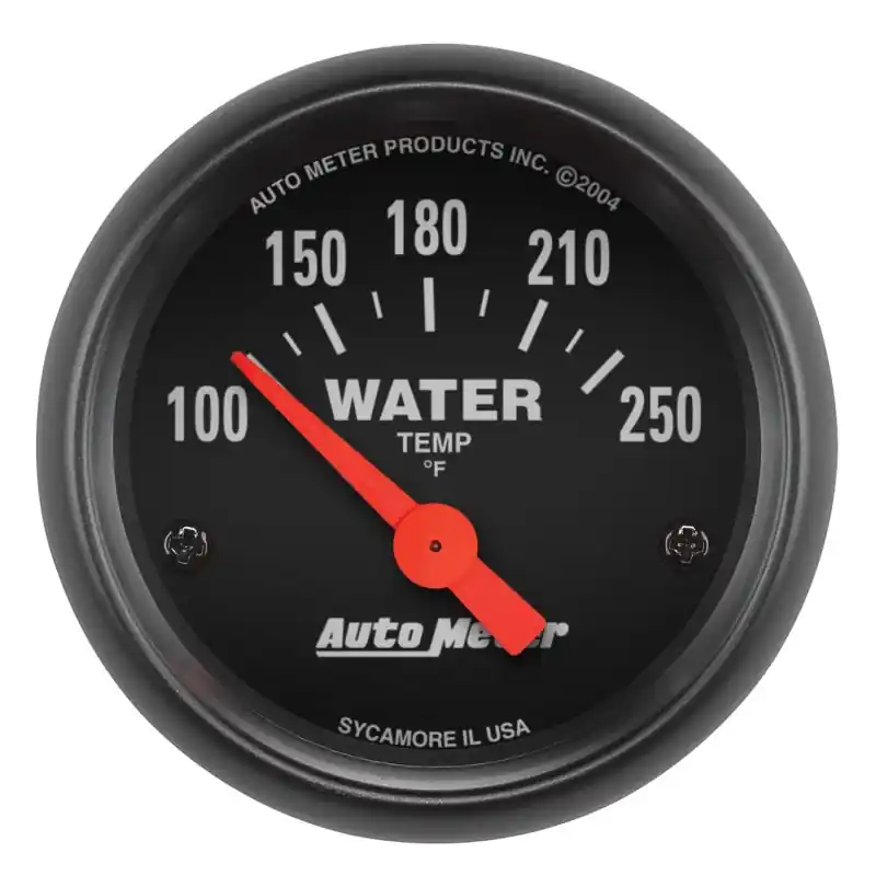 Autometer Z-Series 52mm 100-250 Degrees F. SSE Water Temp Gauge (ATM2635)