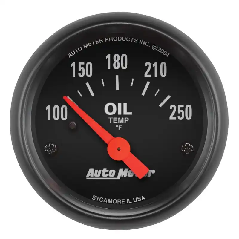 Autometer Z-Series 52mm 100-250 Degrees F. SSE Oil Temp Gauge (ATM2638)