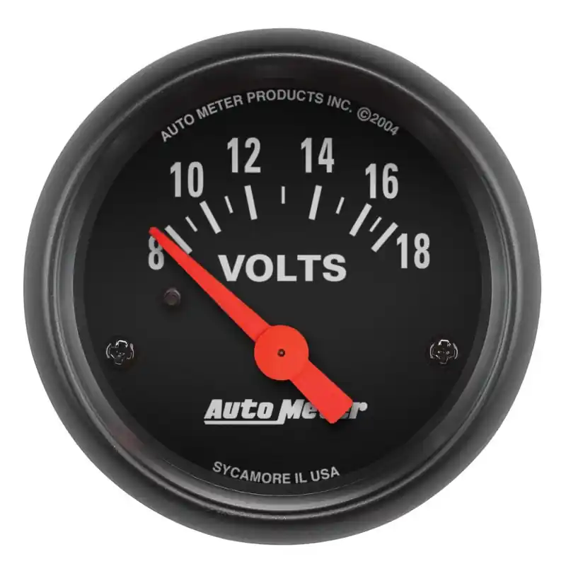 Autometer Z-Series 52mm 8-18 Volts Volmeter Gauge (ATM2645)