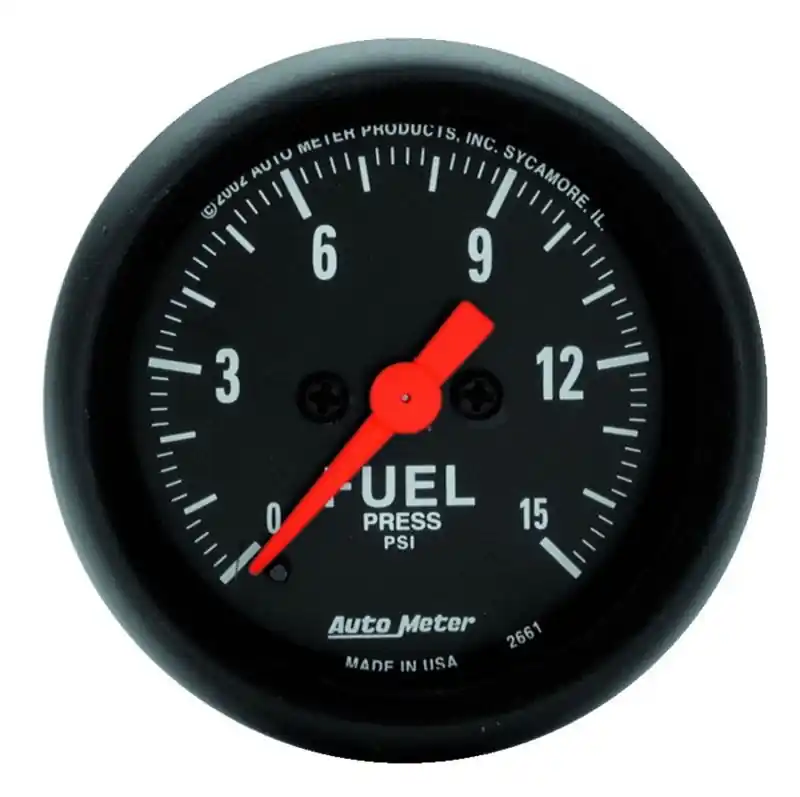 Autometer 2 1/16in 0-15 PSI Fuel Pressure Gauge Digital Stepper Motor Z Series (ATM2661)