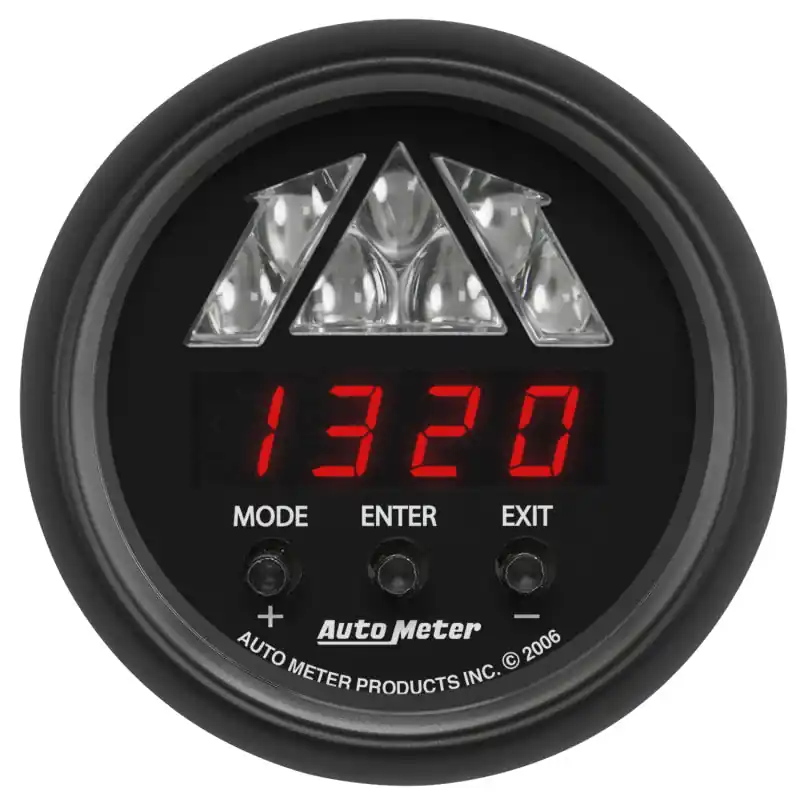 Autometer Z-Series 2-1/16in Tachometer Digital 16000 RPM w/ LED Shift Light (ATM2676)