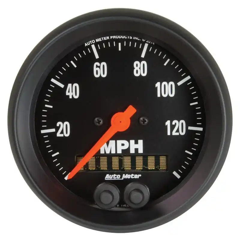 Autometer Z Series 3-3/8in 140 MPH In-Dash Full Sweep GPS Speedometer (ATM2680)
