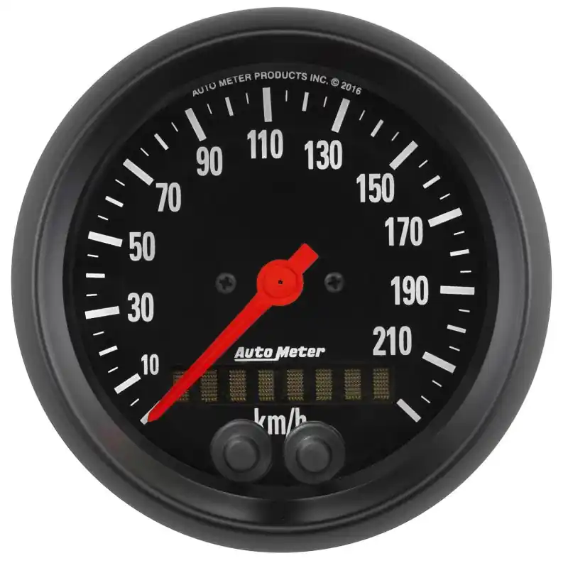 Autometer Z Series 3-3/8in 0-225KM/H (GPS) Speedometer Gauge (ATM2680-M)