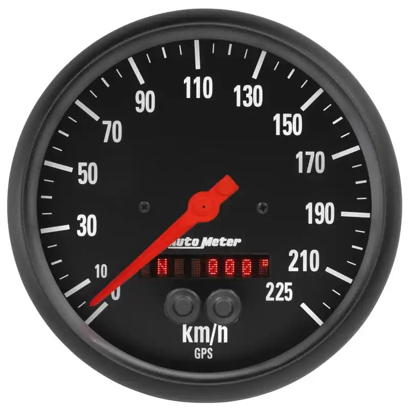Autometer Z Series 5in. 225KM/H (GPS) Speedometer Gauge (ATM2684-M)