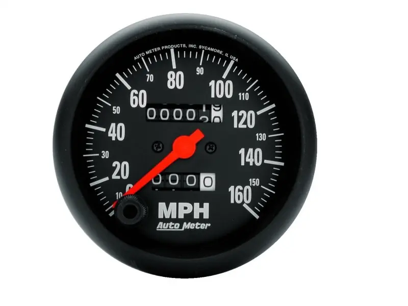 Autometer Z-Series 85mm160 MPH Mechanical Speedometer (ATM2694)