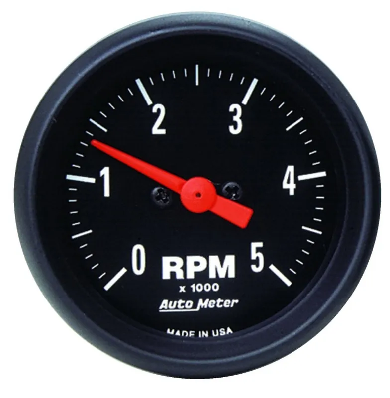 Autometer Z-Series 52mm 5000RPM In-Dash Tachometer (ATM2697)