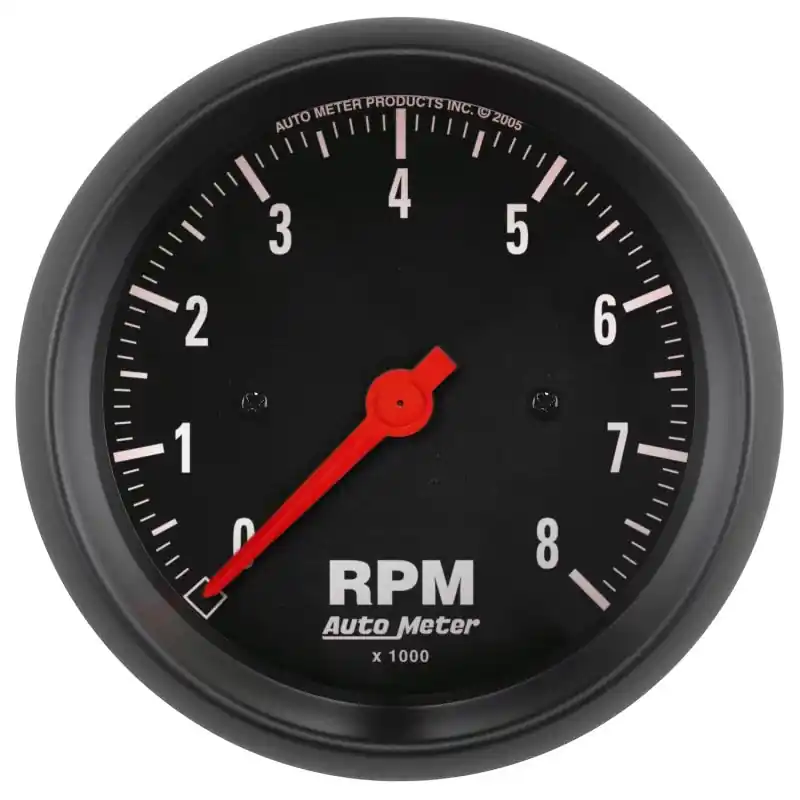 Autometer Z Series 85mm Electronic 8000 rpm Tachometer Gauge (ATM2699)