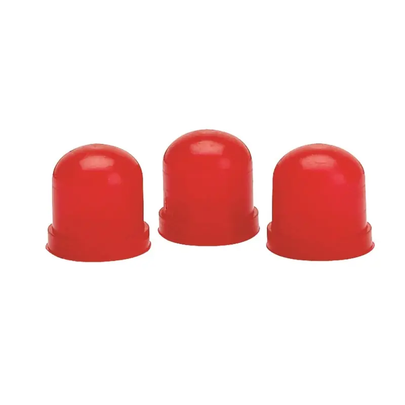 Autometer Red Light Bulb Boots Pack of 3 (ATM3214)