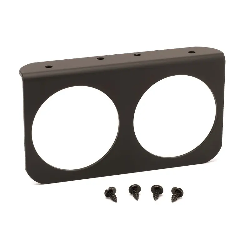Autometer 2-5/8in Black Aluminium Dual Gauge Mounting Panel (ATM3232)