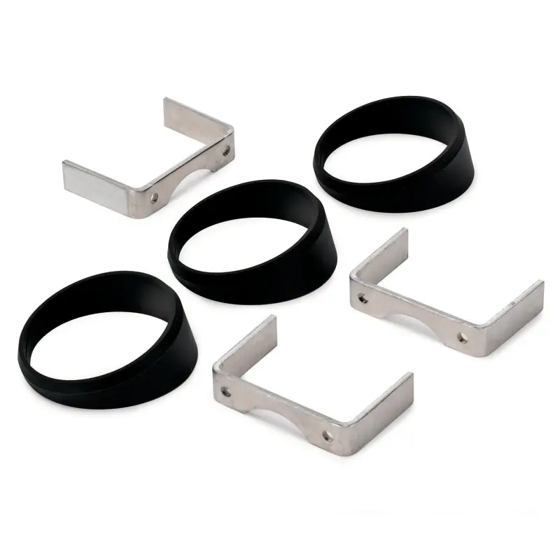 Autometer Gauge Mount Angle Rings Black 3 Pieces for 2 5/8in Gauges (ATM3244)