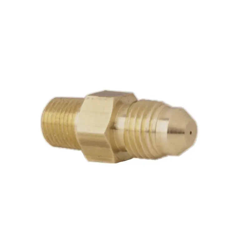 Autometer Fitting Restrictor Adapter -4AN Male to 1/8in NPT Male Steel for Fuel & Nitrous (ATM3277)