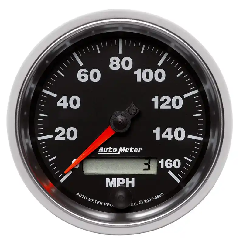 Autometer GS 3-3/8 inch 160 MPH In Dash Speedometer Gauge (ATM3888)