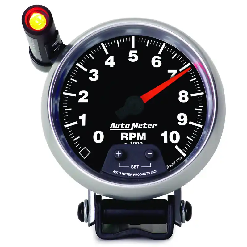 Autometer GS Quick Lite 3 3/4in 10k RPM Pedestal Tachometer (ATM3890)