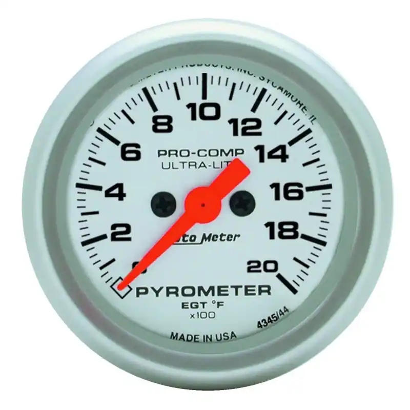 Autometer Ultra-Lite 52mm 0-2000 Deg F Electronic EGT Kit (ATM4345)