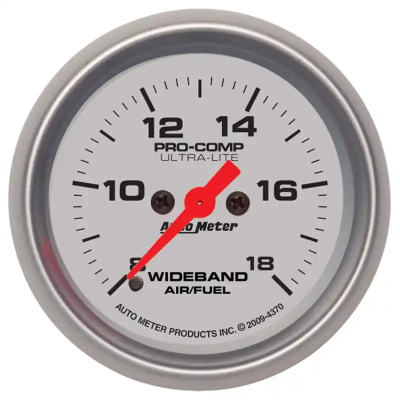 Autometer Ultra-Lite 52mm Wideband Air/Fuel Gauge Analog Stepper Motor (ATM4370)