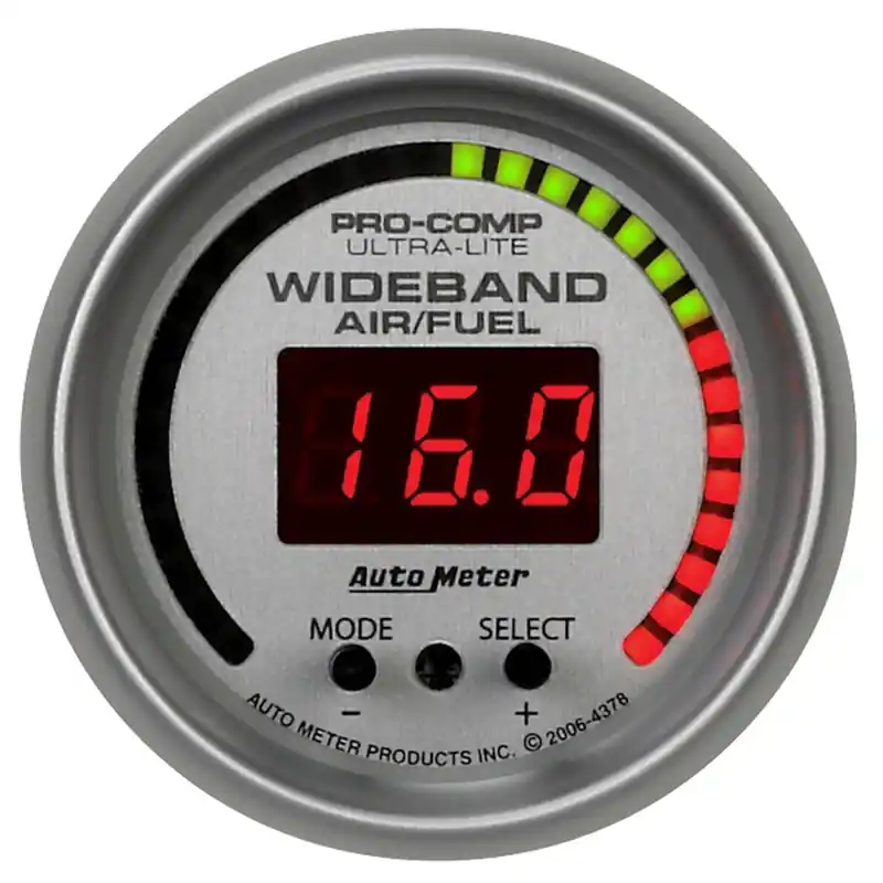 Autometer Ultra-Lite 52mm Wideband Air/Fuel Gauge (ATM4378)