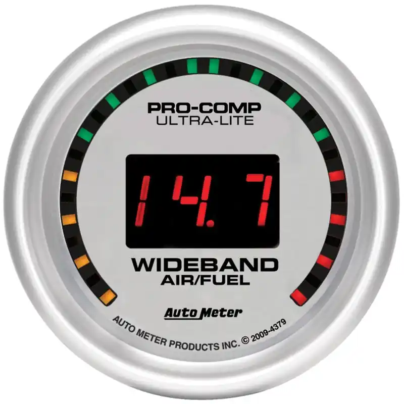 Autometer Ultra-Lite 52mm Digital Wideband Air/Fuel Ratio Street Gauge (ATM4379)