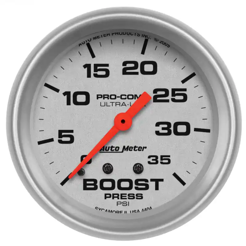 Autometer Ultra-Lite 2 5/8in Mechanical Boost Gauge (ATM4404)