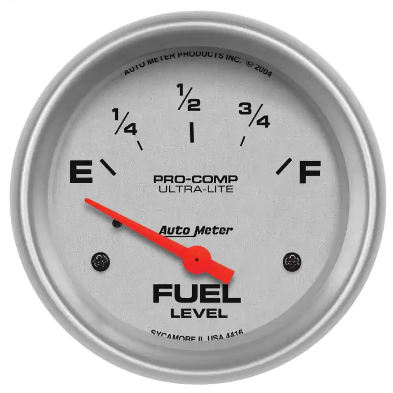 Autometer Ultra-Lite 52mm Electronic Fuel Level Gauge (ATM4416)