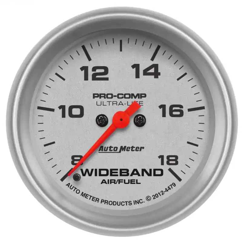 Autometer Ultra-Lite 2-5/8in Wideband Air/Fuel Ratio Analog (8:1-18:1 AFR) (ATM4479)