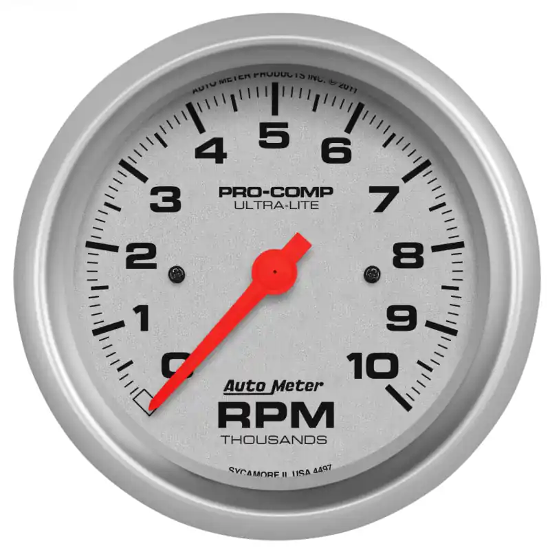 Autometer Ultra-Lite 87.5mm 10K RPM In Dash Tach (ATM4497)