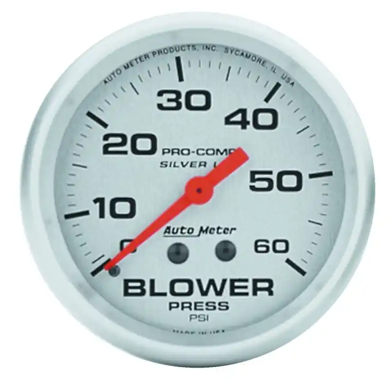Autometer Ultra-Lite 66.7mm 0-60 PSI Liquid Filled Mechanical Blower Pressure Gauge (ATM4602)