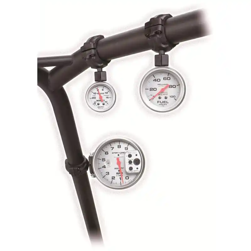 Autometer 52mm Black Roll Pod for 1 3/4 inch Roll Cage (ATM48006)