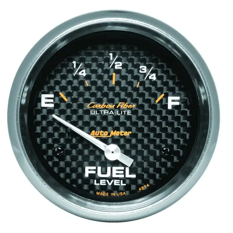 AP 65+ GM 2-5/8in Fuel Level Carbon Fiber Electric Gauge Pod (ATM4814)