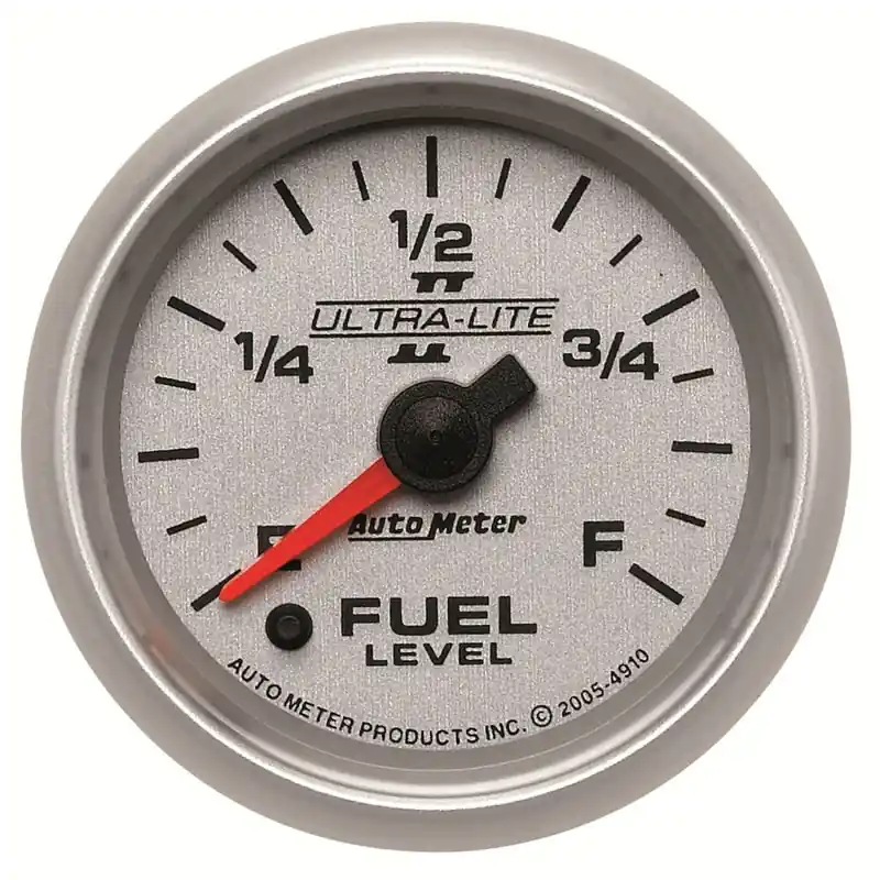 Autometer Ultra-Lite II 2-1/16in 0-280 Ohm Programmable Fuel Level Gauge (ATM4910)