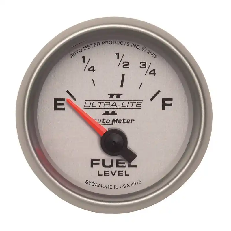 Autometer Ultra-Lite II 2-1/16in 73-10 OHMS Short Sweep Electronic Fuel Level Gauge (ATM4915)