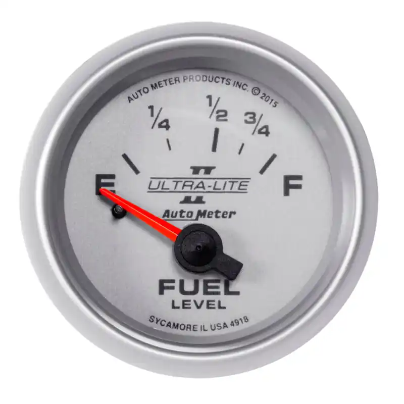 Autometer Ultra-Lite II Gauge Fuel Level 2 1/16in 16e To 158f Elec Ultra-Lite II (ATM4918)