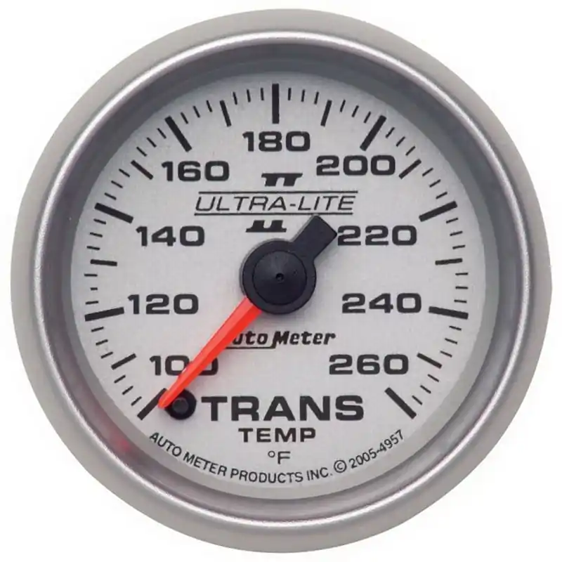 Autometer Ultra-Lite II 2-1/16in Transmission Temperature 100-260 Deg F Digital Stepper Motor Gauge (ATM4957)