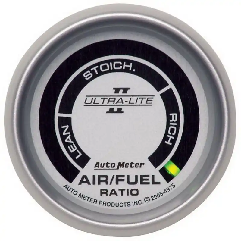 Autometer Ultra-Lite II 2 1/16in Air/Fuel Ratio-Narrowband Lean-Rich LED Array Gauge (ATM4975)