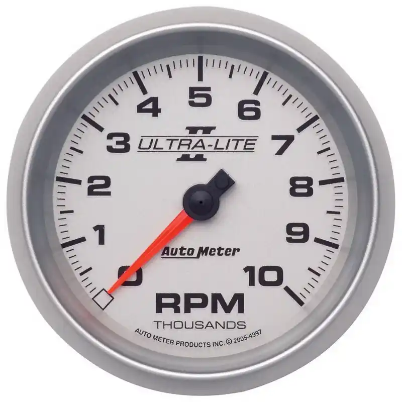 Autometer Ultra-Lite II 3-3/8in 10000 RPM In-Dash Tachometer (ATM4997)