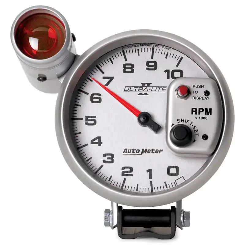 Autometer Ultra-Lite II 5 Inch 10000 RPM Tach w/ Shift Light (ATM4999)